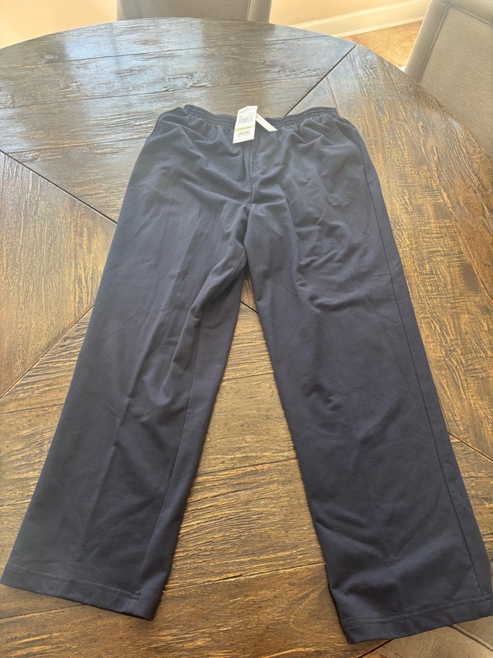 Alfred Dunner Navy Elastic Waist Pull-On Pants women's size 14